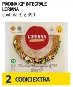 Bennet Piadina igp integrale LORIANA offerta