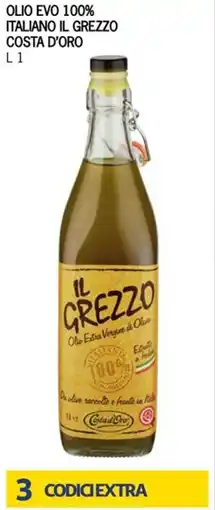 Bennet Olio evo 100% italiano il grezzo COSTA D'ORO offerta