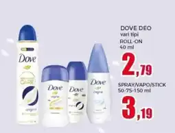 Happy Casa Dove deo roll-on offerta