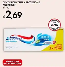 Bennet Dentifricio tripla protezione AQUAFRESH offerta