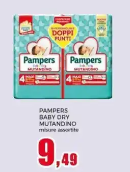 Happy Casa Pampers baby dry mutandino offerta