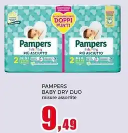 Happy Casa Pampers baby dry duo offerta