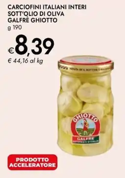 Bennet Carciofini italiani interi sott'olio di oliva GALFRE GHIOTTO offerta