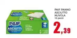 Happy Casa Paif panno asciutto nuvola 16 pezzi offerta