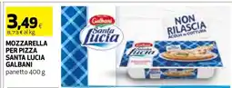 Coop MOZZARELLA PER PIZZA SANTA LUCIA GALBANI offerta
