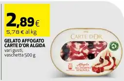 Coop Gelato Affogato Carte d'Or Algida offerta