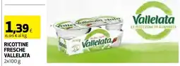 Coop Ricottine Fresche Vallelata offerta