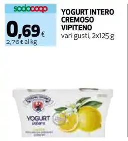 Coop YOGURT INTERO CREMOSO VIPITENO offerta