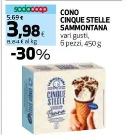 Coop CONO CINQUE STELLE SAMMONTANA offerta