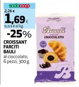 Coop Croissant Farciti Bauli offerta