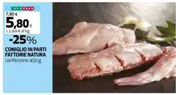 Coop Coniglio in Parti Fattorie Natura offerta