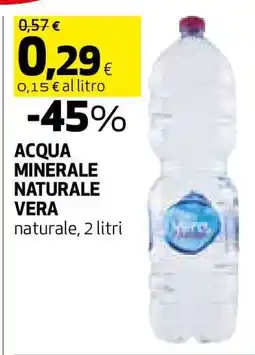 Coop Acqua Minerale Naturale Vera offerta