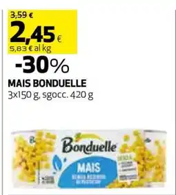 Coop Mais BONDUELLE offerta