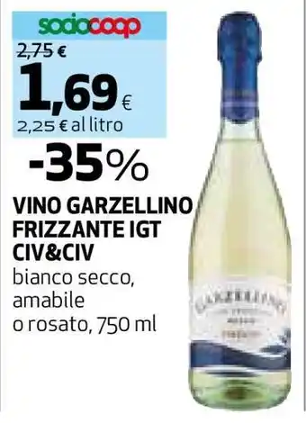 VINO GARZELLINO FRIZZANTE IGT CIV&CIV