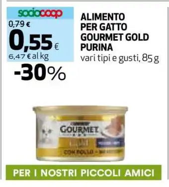 Coop Alimento per gatto Gourmet Gold Purina offerta