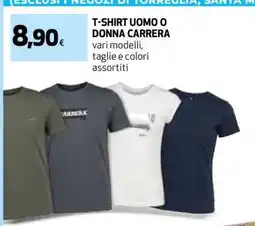 Coop T-SHIRT UOMO O DONNA CARRERA offerta
