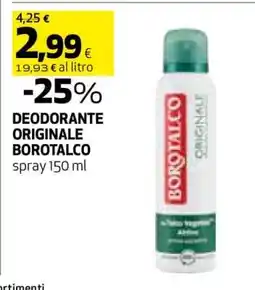 Coop DEODORANTE ORIGINALE BOROTALCO offerta
