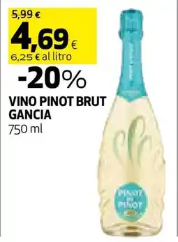 Coop VINO PINOT BRUT GANCIA offerta