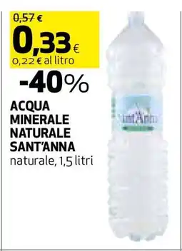 Coop Acqua Minerale Naturale Sant'Anna offerta