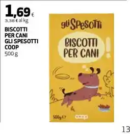 Coop BISCOTTI PER CANI GLI SPESOTTI COOP offerta