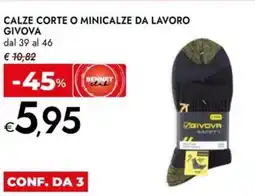 Bennet Calze corte o minicalze da lavoro GIVOVA offerta
