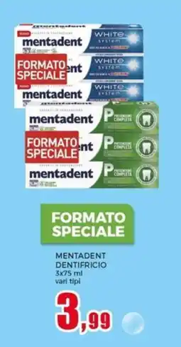 Happy Casa Mentadent dentifricio offerta