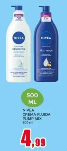 Happy Casa Nivea crema fluida pump mix offerta