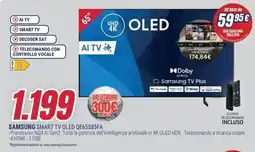 Trony SAMSUNG SMART TV OLED QE65S85FA offerta