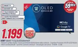 Trony SONY SMART TV OLED K55XR8APAEP offerta