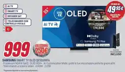 Trony SAMSUNG SMART TV OLED QE55S90FA offerta