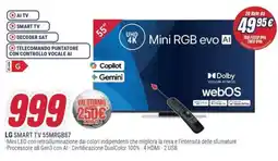 Trony LG SMART TV 55MRGB87 offerta