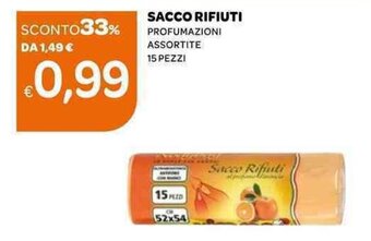 Ekom Sacco Rifiuti 15 Pezzi offerta