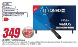 Trony LG SMART TV 43QNED80A6A offerta