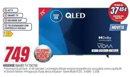 Trony HISENSE SMART TV 75E79S offerta