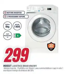 Trony INDESIT LAVATRICE BWA81496XWV offerta
