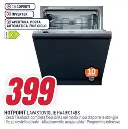 Trony HOTPOINT LAVASTOVIGLIE HA4IFC14BS offerta