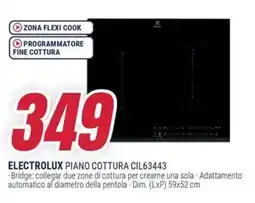 Trony ELECTROLUX PIANO COTTURA CIL63443 offerta