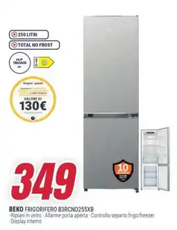 Trony BEKO FRIGORIFERO B3RCN0255XB offerta