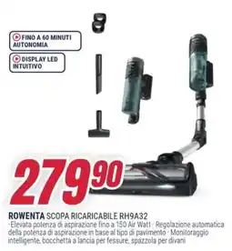 Trony ROWENTA SCOPA RICARICABILE RH9A32 offerta