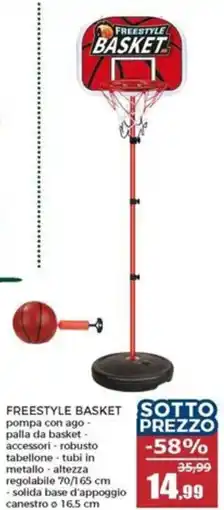 Happy Casa Freestyle basket offerta