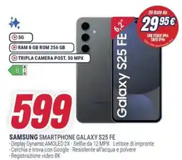 Trony SAMSUNG SMARTPHONE GALAXY S25 FE offerta
