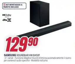 Trony SAMSUNG SOUNDBAR HW-B450F offerta