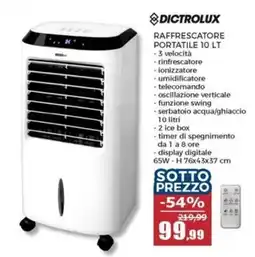 Happy Casa Dictrolux raffrescatore portatile offerta