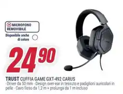 Trony Trust cuffia game GXT-492 carus offerta