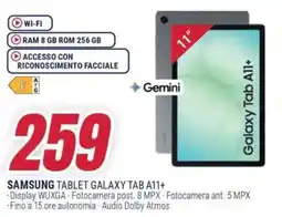 Trony SAMSUNG TABLET GALAXY TAB A11+ offerta