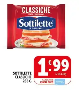 Deco Supermercati Sottilette classiche offerta