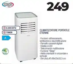 Trony Argo climatizzatore portatile etienne offerta