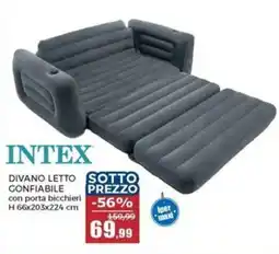 Happy Casa Intex divano letto gonfiabile offerta