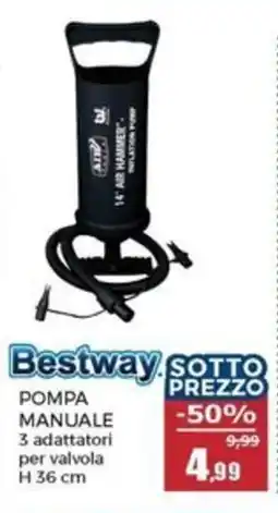 Happy Casa Bestway pompa manuale offerta