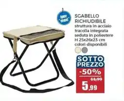 Happy Casa Sgabello richiudibile offerta